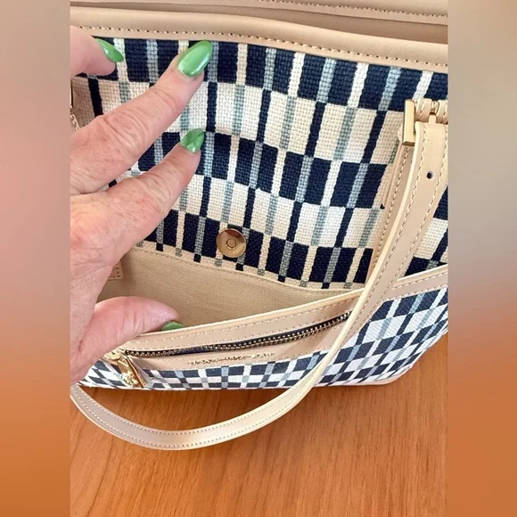 Spartina 449 Linen & Leather Tote – Brand New Coastal Carryall - Picture 8 of 11